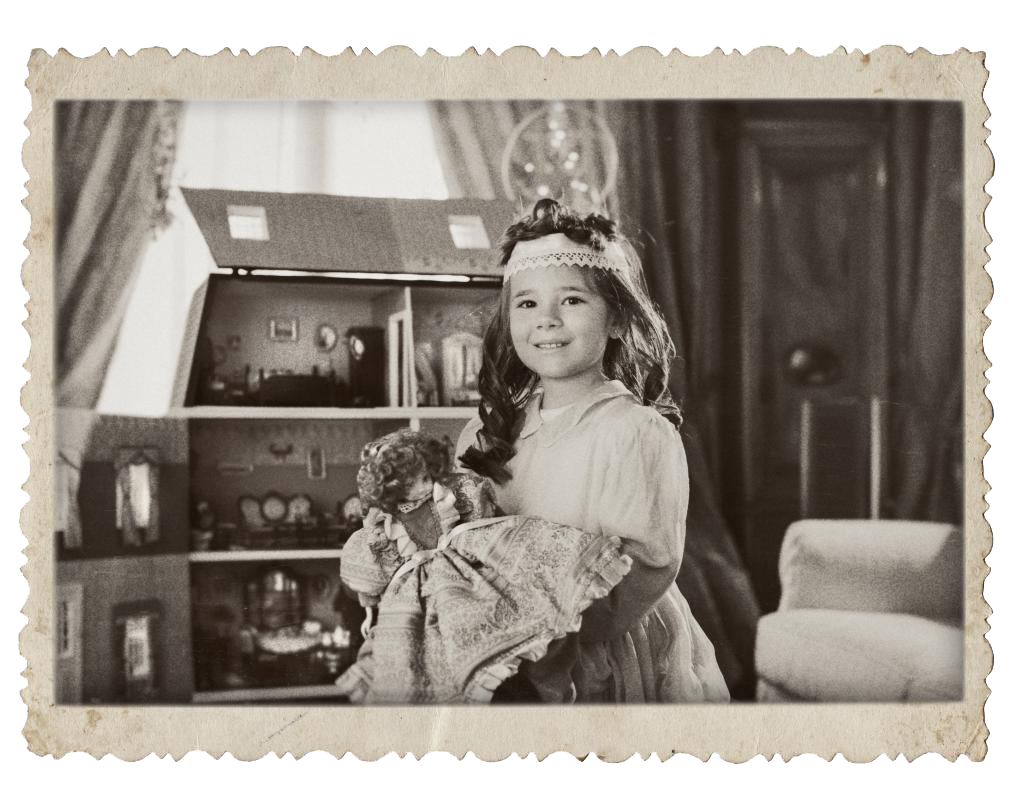 Cartolina bambina Pack Loison Natale